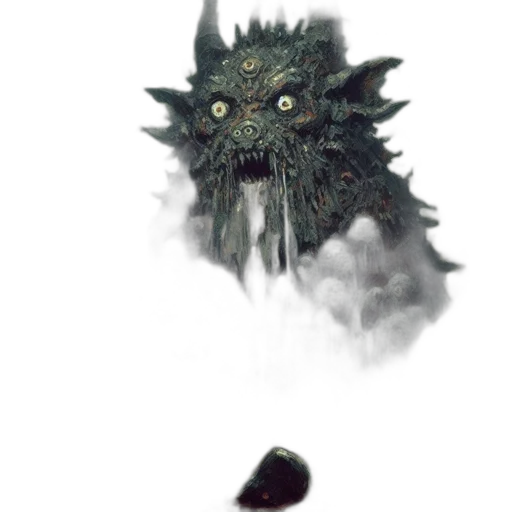 dragon, creature, mask, face, concept art, fantasy art, watercolor, comic book art transparent PNG cut-out