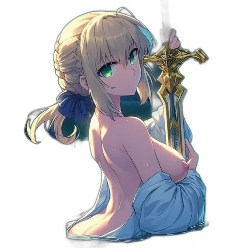 sword, staff, weapon, crown, anime, pixel art, fantasy art, concept art transparent PNG cut-out