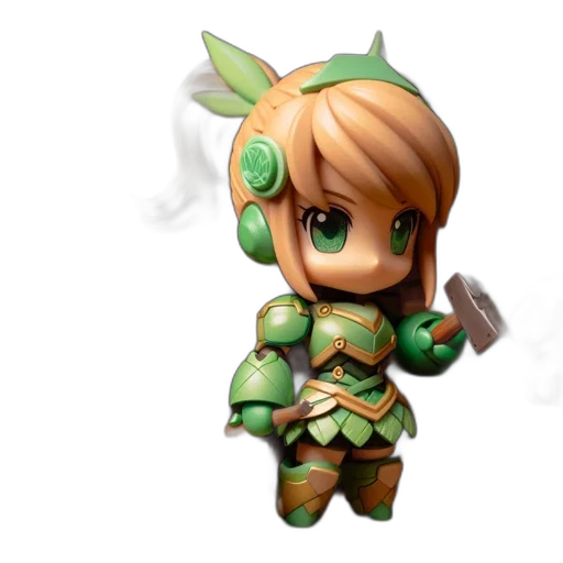 weapon, staff, 3d render, concept art, fantasy art, pixel art, green, anime-styled transparent PNG cut-out