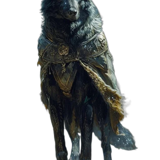 animal, creature, dragon, staff, concept art, fantasy art, 3d render, photorealistic transparent PNG cut-out