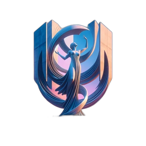 jewelry, umbrella, vaporwave, concept art, anime, 3d render, blue, artistic transparent PNG cut-out