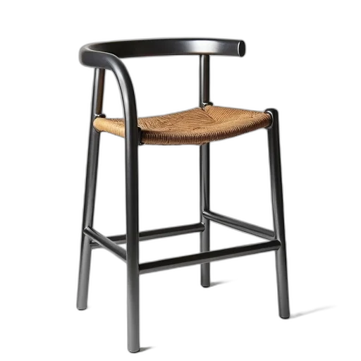 furniture, staff, 3d render, aluminum transparent PNG cut-out