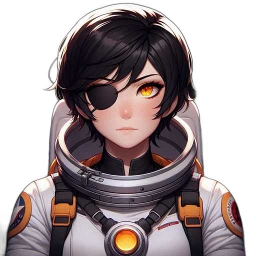 face, staff, robot, mask, anime, pixel art, concept art, fantasy art transparent PNG cut-out