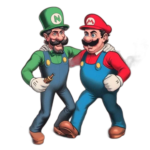hat, mask, concept art, 3d render, pixel art, cartoon, green, mario transparent PNG cut-out