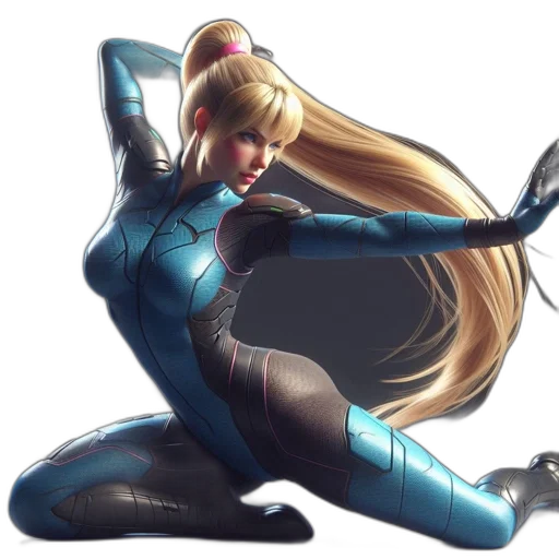 robot, hair, weapon, concept art, comic book art, anime, fantasy art, outer space transparent PNG cut-out