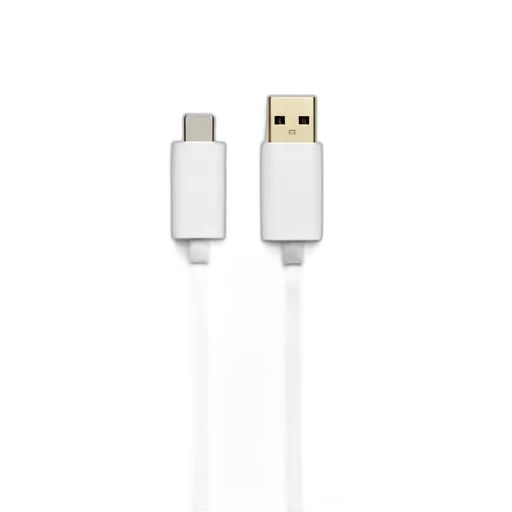weapon, animal, jewelry, 3d render, white, usb, cable, gold transparent PNG cut-out