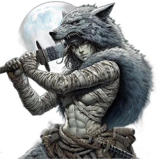 staff, sword, creature, animal, fantasy art, concept art, comic book art, pixel art transparent PNG cut-out