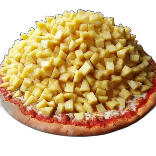 food, crown, hat, weapon, 3d render, photorealistic, unconventional, pizza transparent PNG cut-out