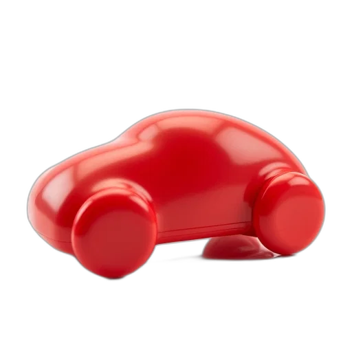 furniture, shoes, hat, jewelry, 3d render, red, plastic, toy transparent PNG cut-out