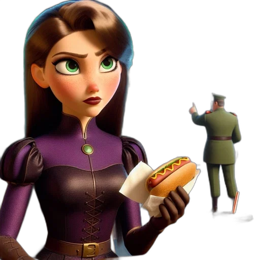 food, staff, weapon, dress, 3d render, concept art, fantasy art, photorealistic transparent PNG cut-out