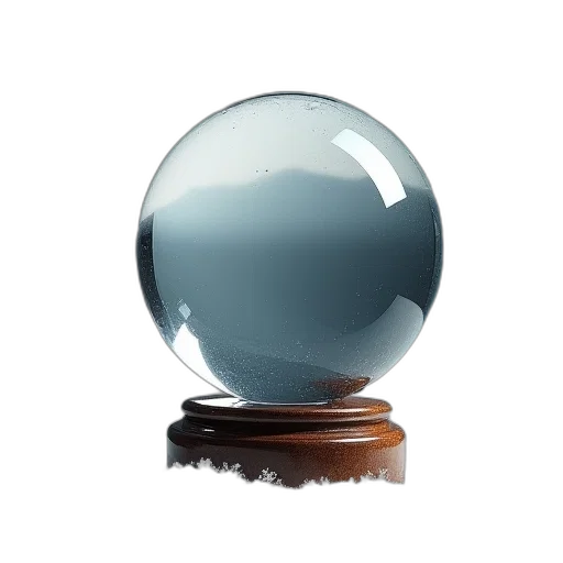 jewelry, bottle, furniture, 3d render, photorealistic, blue, crystal, globe transparent PNG cut-out