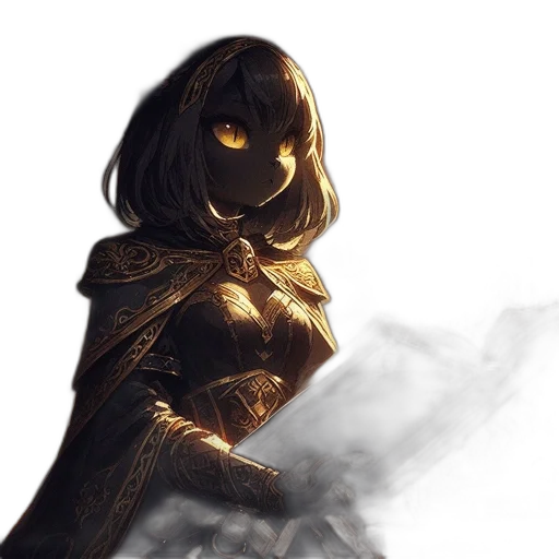 mask, face, weapon, sword, fantasy art, concept art, anime, comic book art transparent PNG cut-out