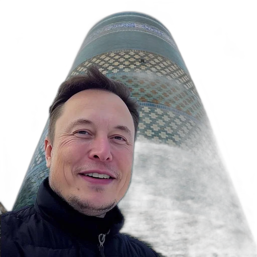 hat, building, robot, umbrella, outer space, man, black, jacket transparent PNG cut-out