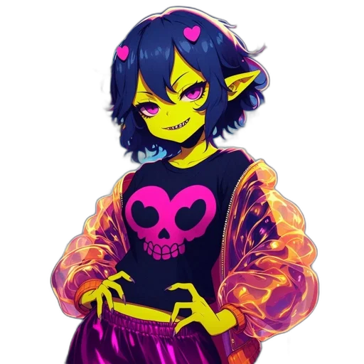 jacket, dress, creature, mask, concept art, pixel art, fantasy art, watercolor transparent PNG cut-out