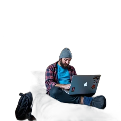 furniture, hat, robot, jacket, 3d render, concept art, pixel art, snow transparent PNG cut-out