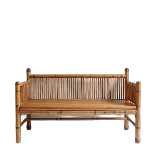 furniture, chinese, bamboo, bench transparent PNG cut-out