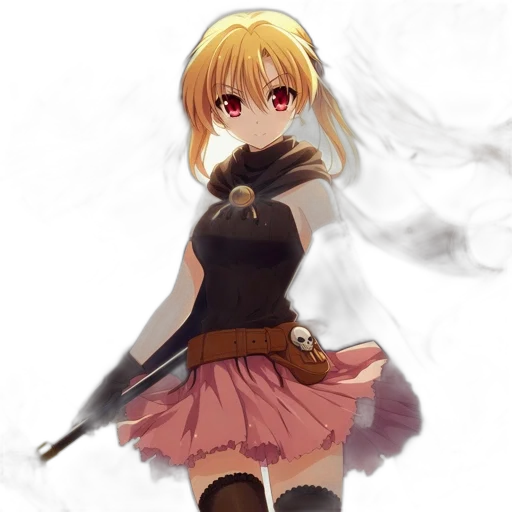 staff, sword, dress, weapon, anime, fantasy art, concept art, pixel art transparent PNG cut-out