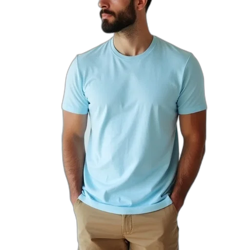 staff, jacket, face, hat, 3d render, pastel, blue, colorful transparent PNG cut-out