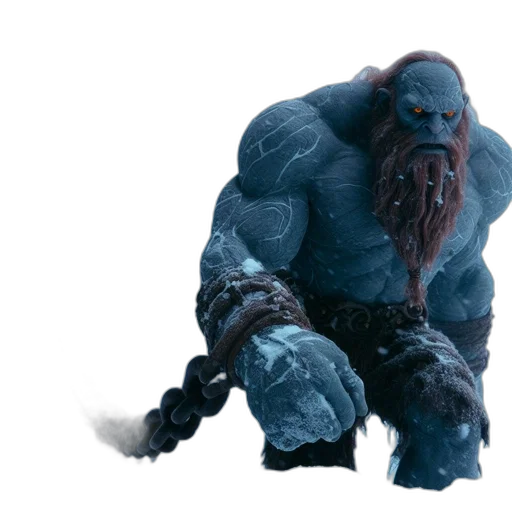 creature, animal, concept art, fantasy art, comic book art, 3d render, colossal, tattooed transparent PNG cut-out