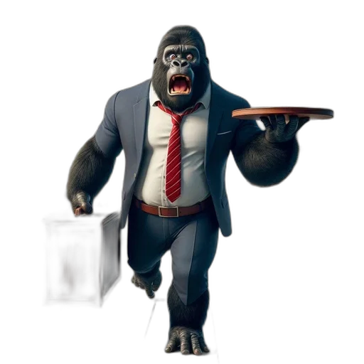 staff, animal, creature, concept art, 3d render, comic book art, photorealistic, anthropomorphic transparent PNG cut-out