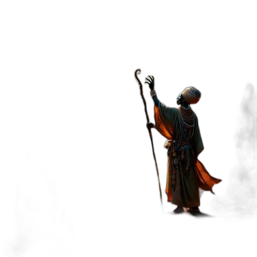 staff, sword, weapon, dragon, concept art, fantasy art, 3d render, pixel art transparent PNG cut-out