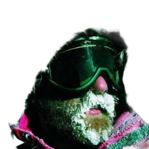 jacket, hat, mask, face, vaporwave, cyberpunk, book, cover transparent PNG cut-out