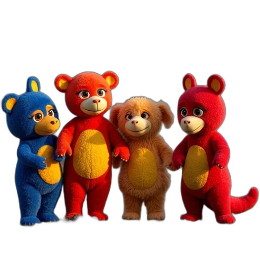 animal, staff, 3d render, concept art transparent PNG cut-out