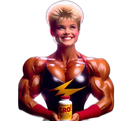 comic book art, cartoon, muscular, woman, blonde, hair, white, wings transparent PNG cut-out