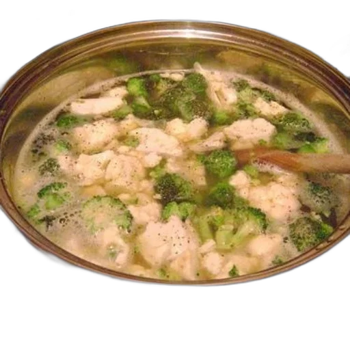 food, underwater, pot, soup, broccoli, cauliflower, being, stirred transparent PNG cut-out