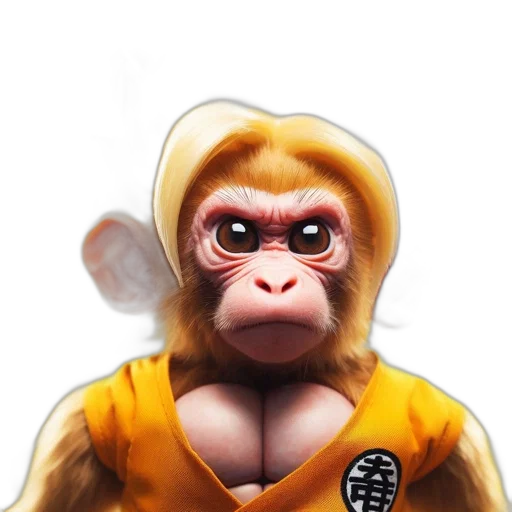 animal, staff, face, creature, concept art, photorealistic, 3d render, cartoon transparent PNG cut-out