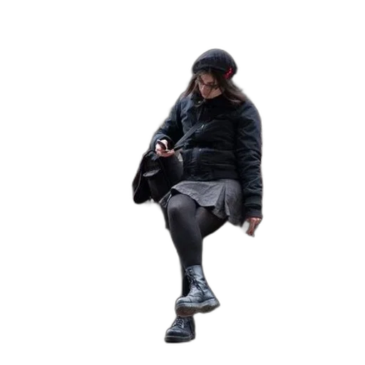 jacket, shoes, umbrella, hat, 3d render, cyberpunk, concept art, photorealistic transparent PNG cut-out