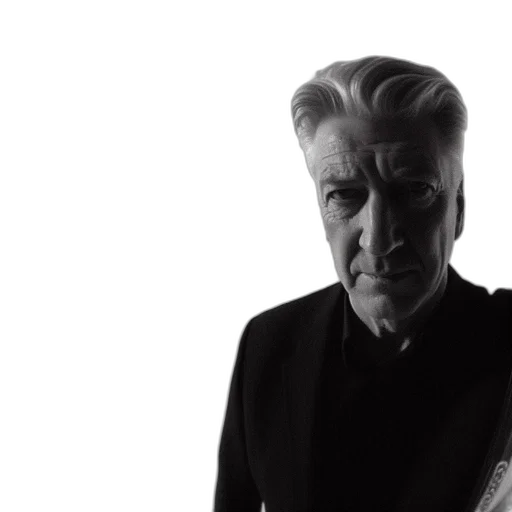 hair, man, dark, suit, stands, before, expansive, crop transparent PNG cut-out