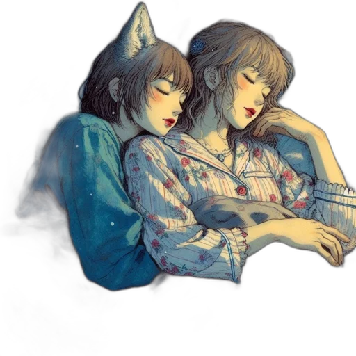 watercolor, fantasy art, concept art, pixel art, night, neon lights, blue, pastel transparent PNG cut-out