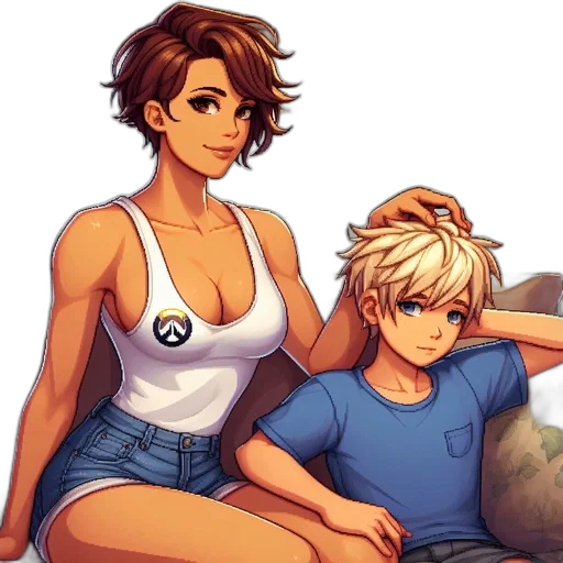 pixel art, concept art, comic book art, anime transparent PNG cut-out