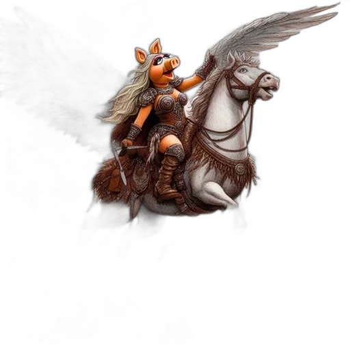 dragon, animal, fantasy art, concept art, photorealistic, pixel art, pig, character transparent PNG cut-out