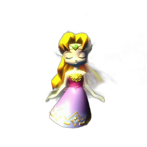 crown, dress, staff, jewelry, 3d render, concept art, pixel art, fantasy art transparent PNG cut-out