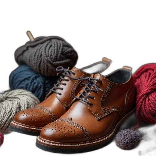 shoes, photorealistic, earth tones, dark transparent PNG cut-out