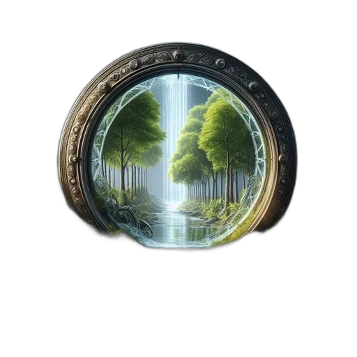 tree, jewelry, face, crown, concept art, fantasy art, photorealistic, 3d render transparent PNG cut-out