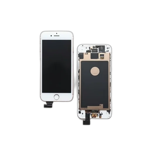 lcd, screen, assembly, iphone, white transparent PNG cut-out