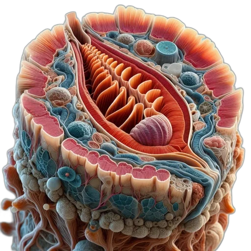 dragon, creature, animal, food, photorealistic, 3d render, close-up, cross-sectional transparent PNG cut-out