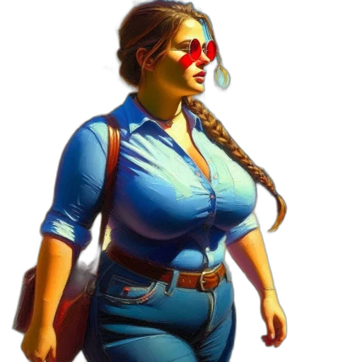 staff, dress, face, concept art, pixel art, fantasy art, comic book art, red transparent PNG cut-out