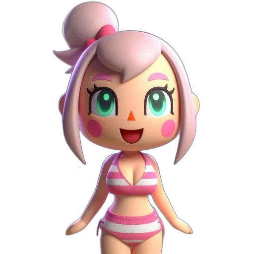 creature, 3d render, concept art, cartoon, pixel art, pastel, animated, character transparent PNG cut-out