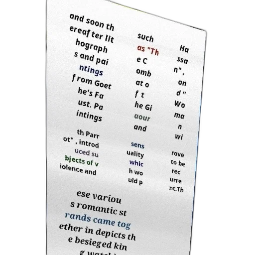 poster, text, about, paintings, goethe, faust, including, omb transparent PNG cut-out