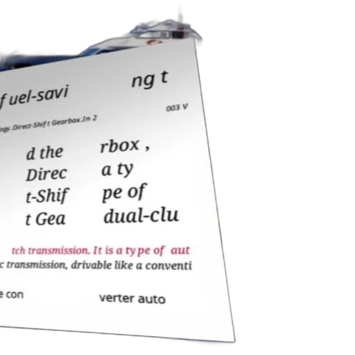 image, features, text, about, fuel-saving, technology, specifically, mentioning transparent PNG cut-out