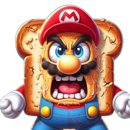 food, face, mask, animal, 3d render, concept art, photorealistic, pixel art transparent PNG cut-out