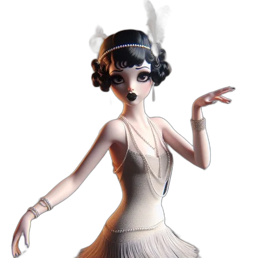 dress, staff, hat, mask, concept art, 3d render, fantasy art, cartoon transparent PNG cut-out
