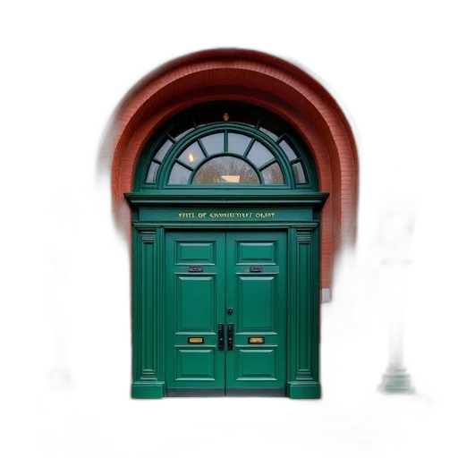 building, furniture, staff, dress, 3d render, photorealistic, concept art, green transparent PNG cut-out
