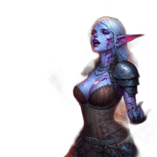 staff, fantasy art, concept art, pixel art, comic book art, blue, dark, female transparent PNG cut-out