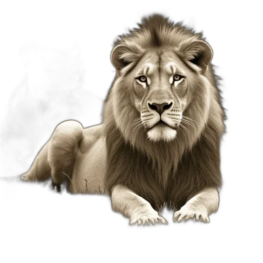 animal, staff, crown, creature, fantasy art, photorealistic, concept art, watercolor transparent PNG cut-out