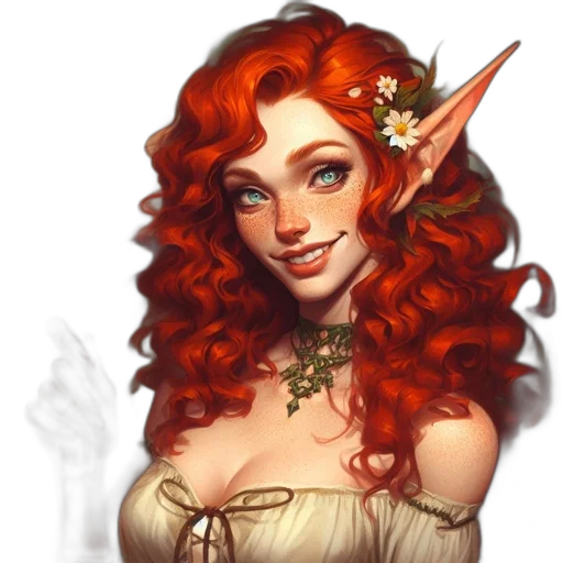 fantasy art, concept art, pixel art, photorealistic, red, golden, green, illustrated transparent PNG cut-out